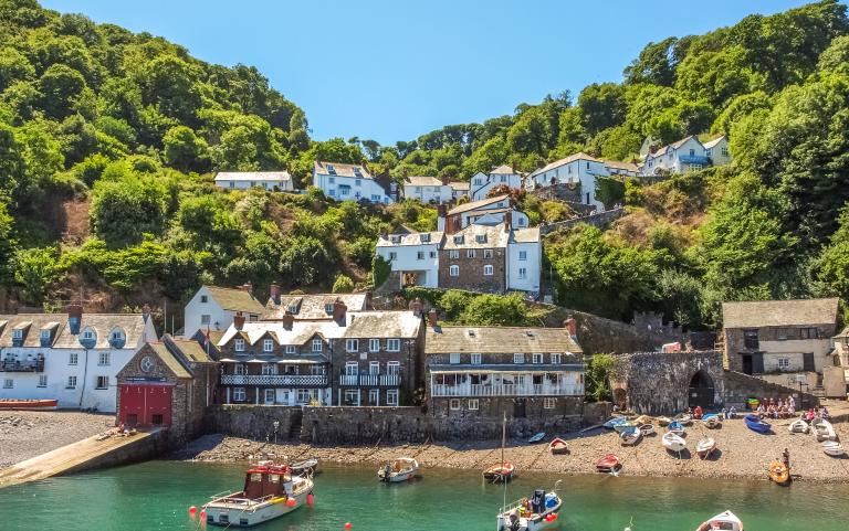 Clovelly harbour