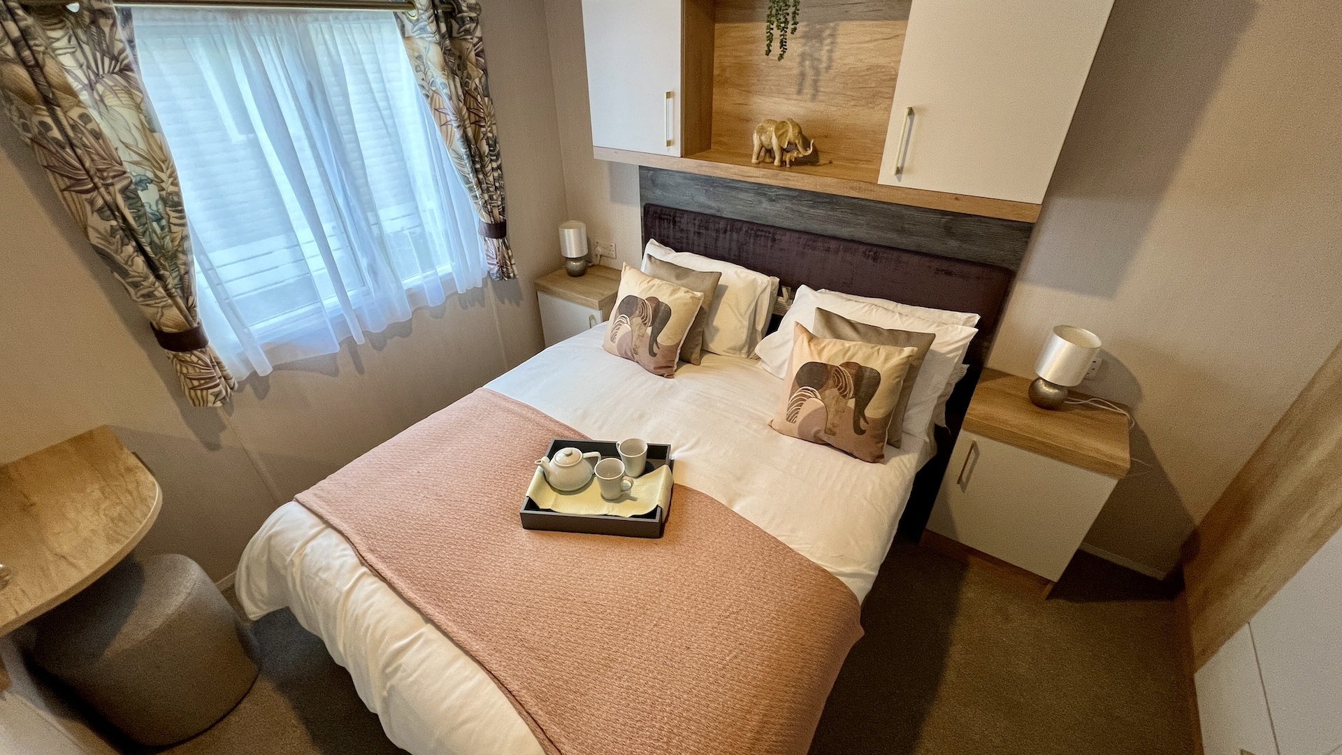 Master Bedroom in a Caravan Holiday Home