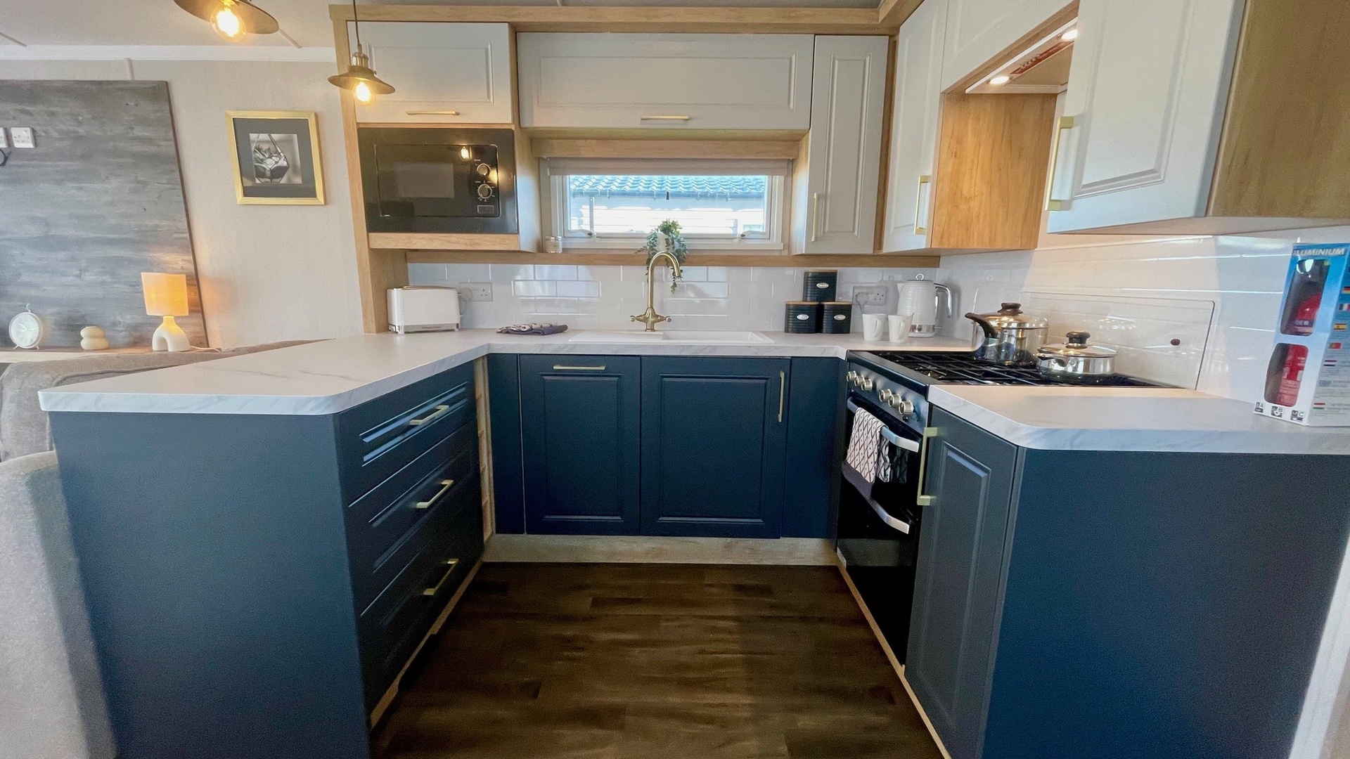 Kitchen Area in a Caravan Holiday Home