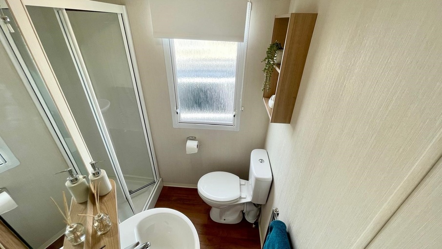 Shower Room in a Caravan Holiday Home