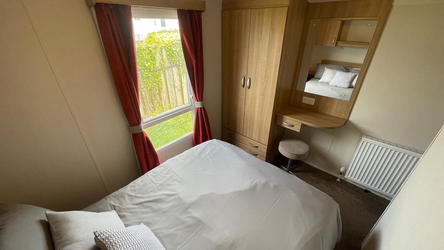 Master Bedroom Area in a Caravan Holiday Home