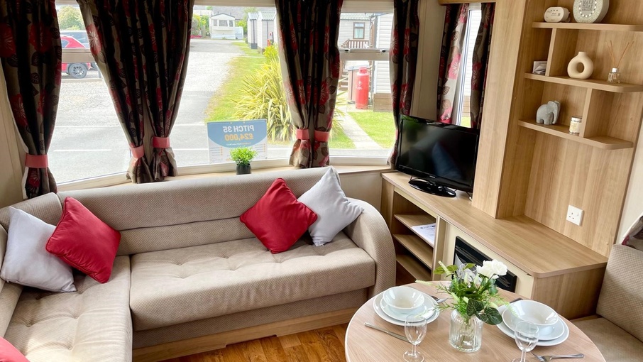 Living Area of a Holiday Home